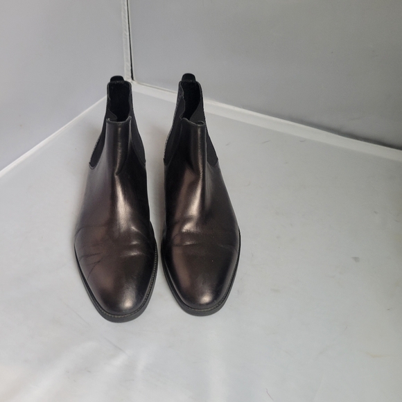 Aldo Leather Chelsea Boot Black Size 7.5